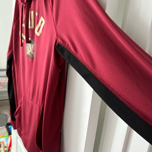 Atlanta United FC Mens L MLS Soccer Performance Hoodie Pullover - Picture 6 of 8